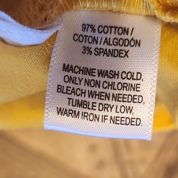 Loft The Riviera Shorts Mustard Yellow Size 8 - Picture 5 of 8